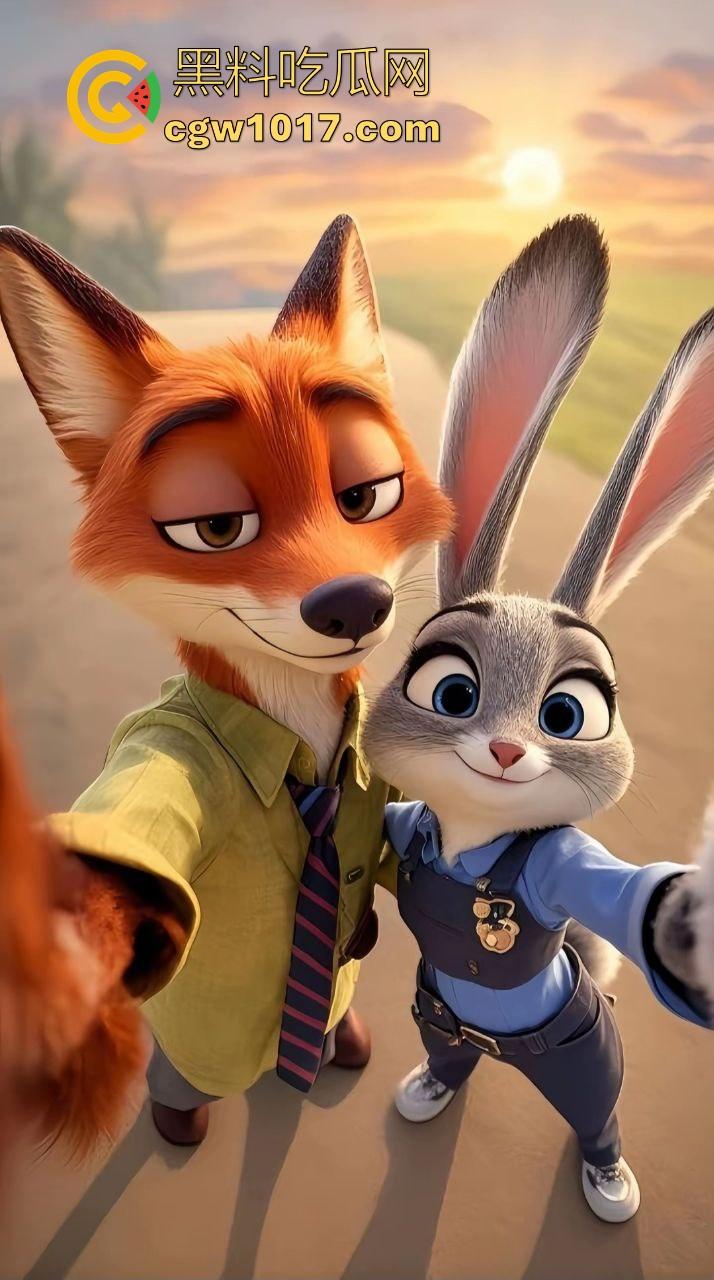 随着【疯狂动物城2】的火给大家整点硬核的！18禁纯兽交猎奇版，朱迪警官口交巨屌骑乘，真是阴到没边啊！-1