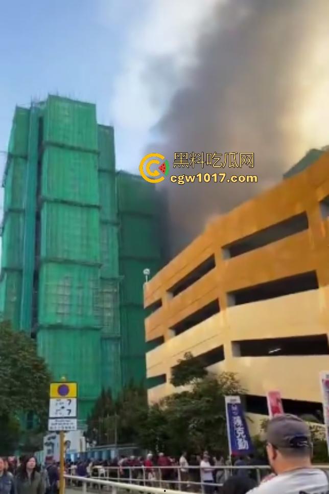 11月26日香港大埔宏福苑五级大火,维修外墙竹架起火不阻燃材料猛烧7栋31层大楼,要不是材料劣质能起火吗?-1