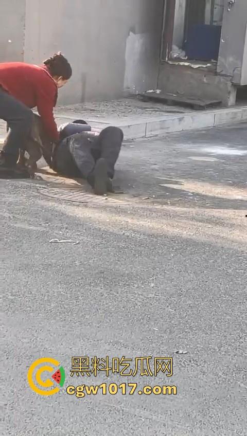 人狗街头大战!比特撕咬绝望老登,撕咬了一会主人拦开,狗子越想越气再次扑咬,不是路上这么多人就合着要这老头呗!-5