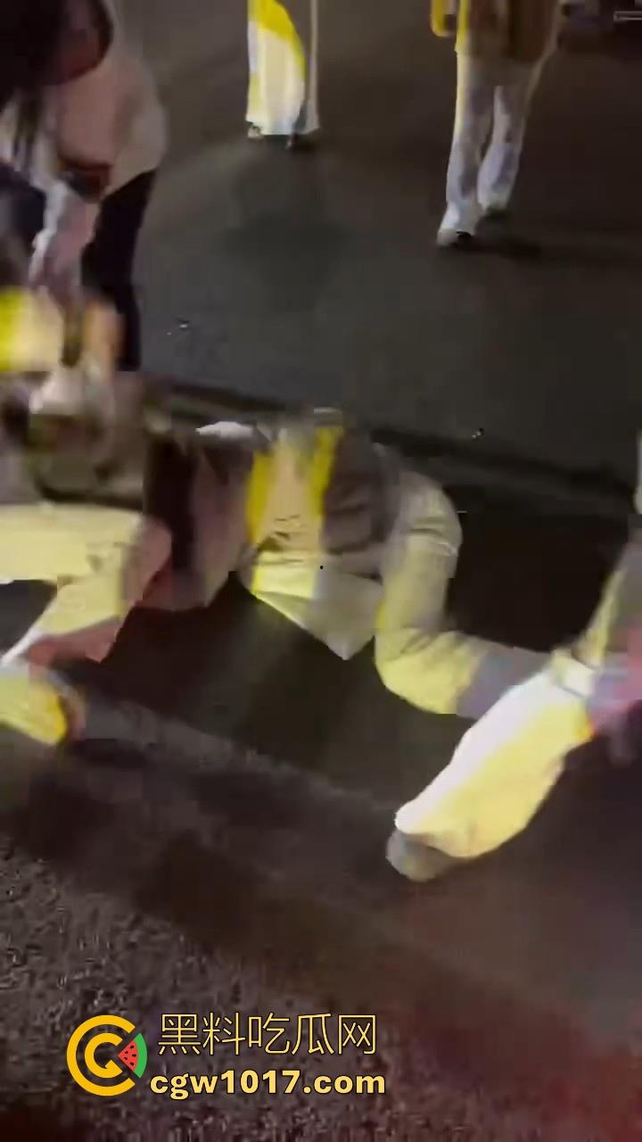广东潮汕精神小妹街头火拼!多人围殴两人,扯头脚踢肚子跟下体,打得有来有回,好看精神小妹打架观赏性就很足!-8