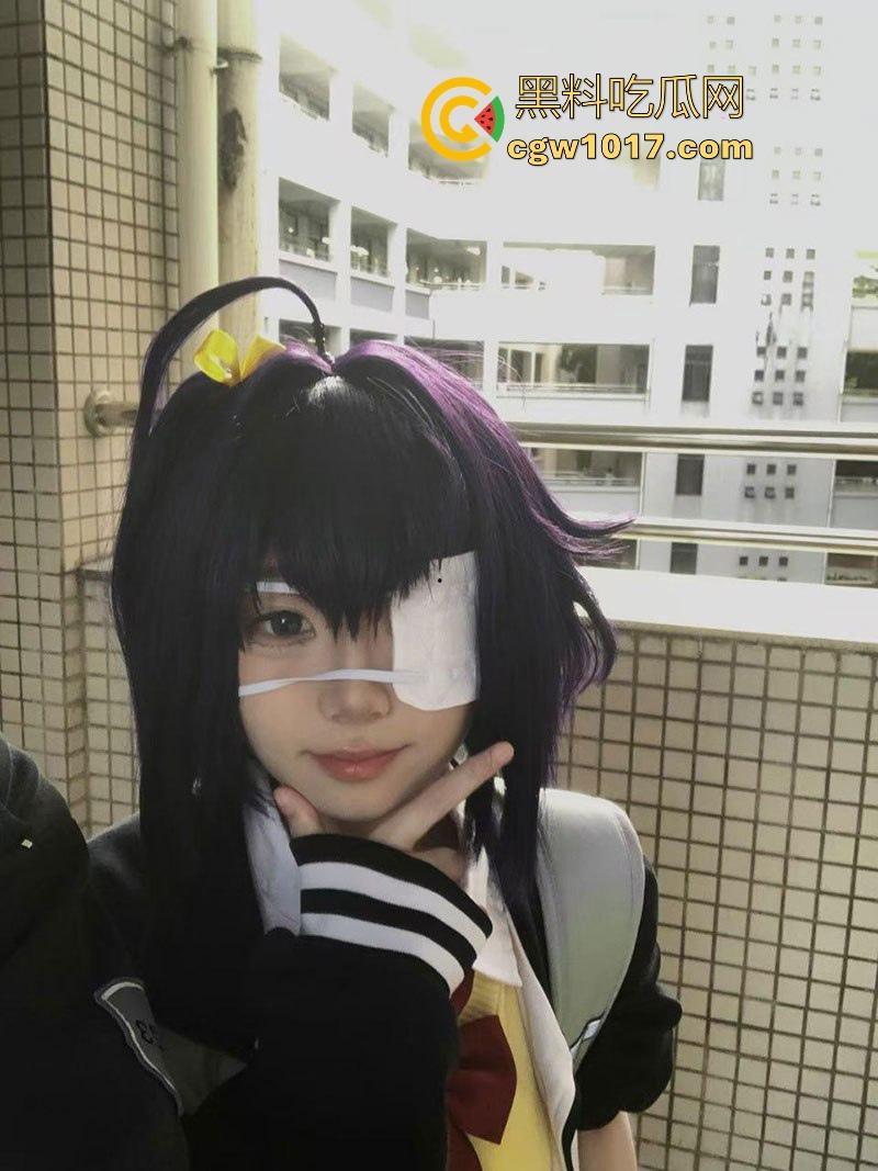 东莞城市学院白月光学妹【林美玲】清纯反差coser,社团的社宠,不料私下被猥琐学长无套打桩内射,可爱滤镜全碎!-5