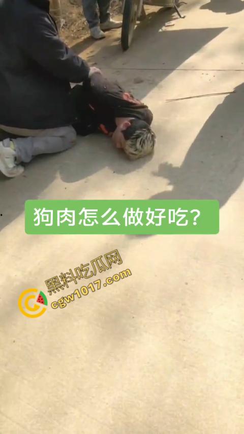 广西村民抓住偷狗贼，脱光殴打，场面血腥凶残，围观村民挥棒狂殴，男子惨嚎不断，村民誓要为爱犬复仇！-3