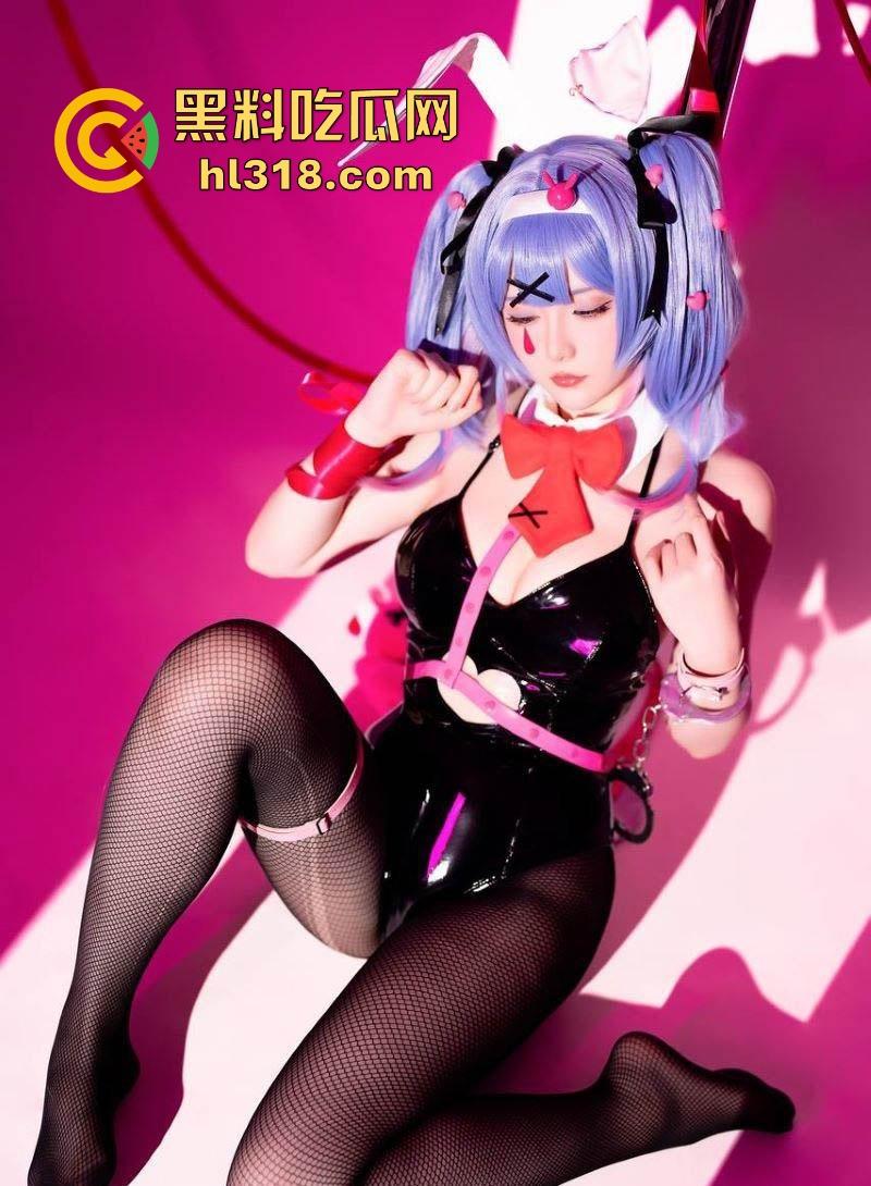 二次元福利coser【星之迟迟】最新之作,化身初音未来女战士,长腿黑丝诱人无比,大尺度拍摄,极致诱惑!-2