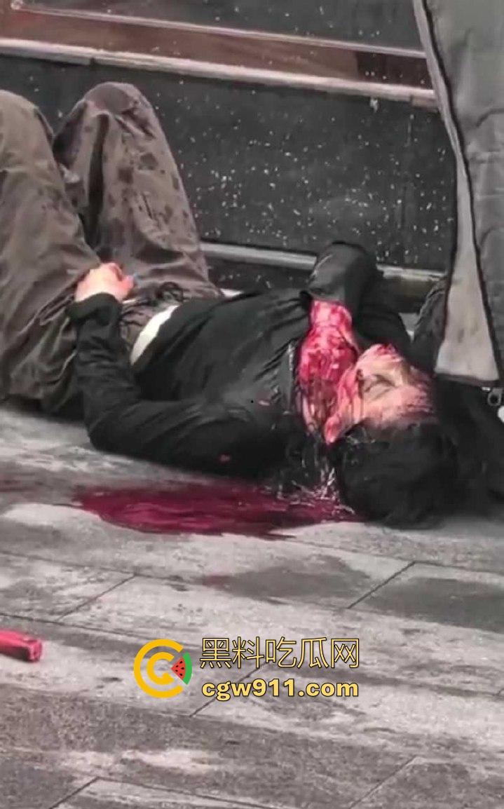 现在的人怨气实在是太重了，河南郑州凶手驾车撞伤女子，将其捅死随后当场自杀身亡，画面血腥胆小慎入！-5