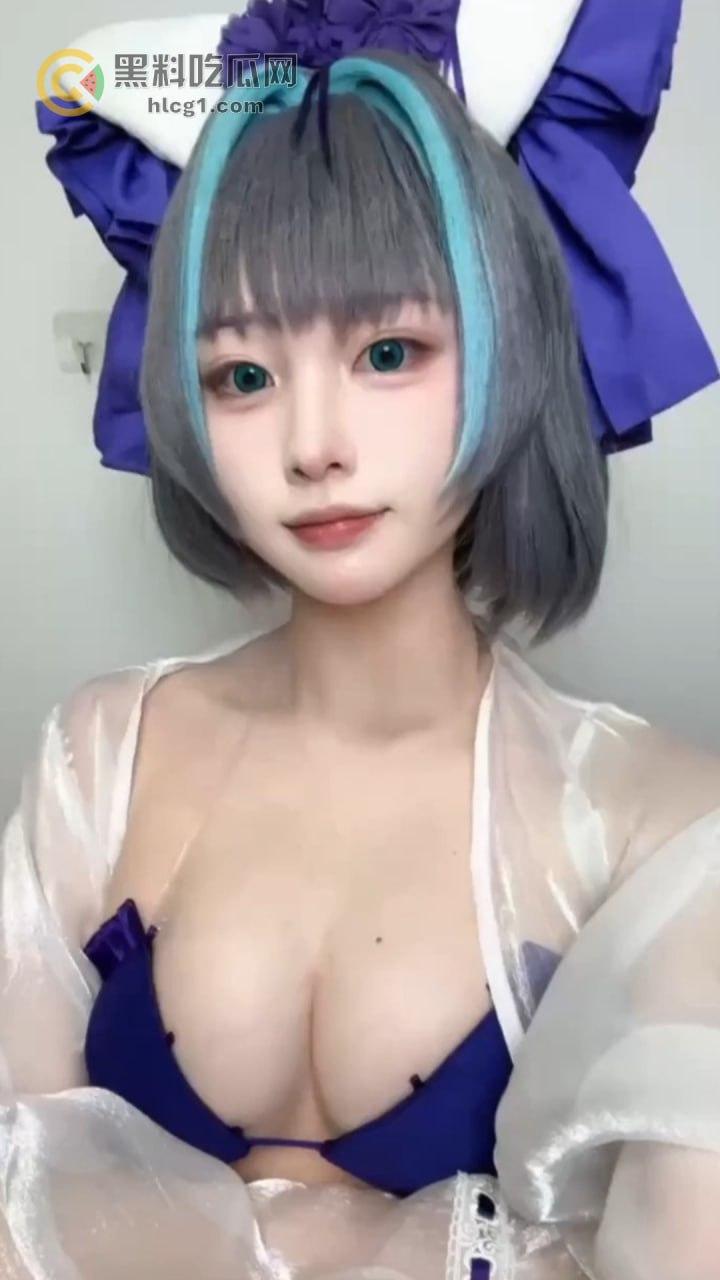 B站二次元网红若若不男大瓜!07年嫩妹钟若男私拍视频与金主亲密照曝光!-8